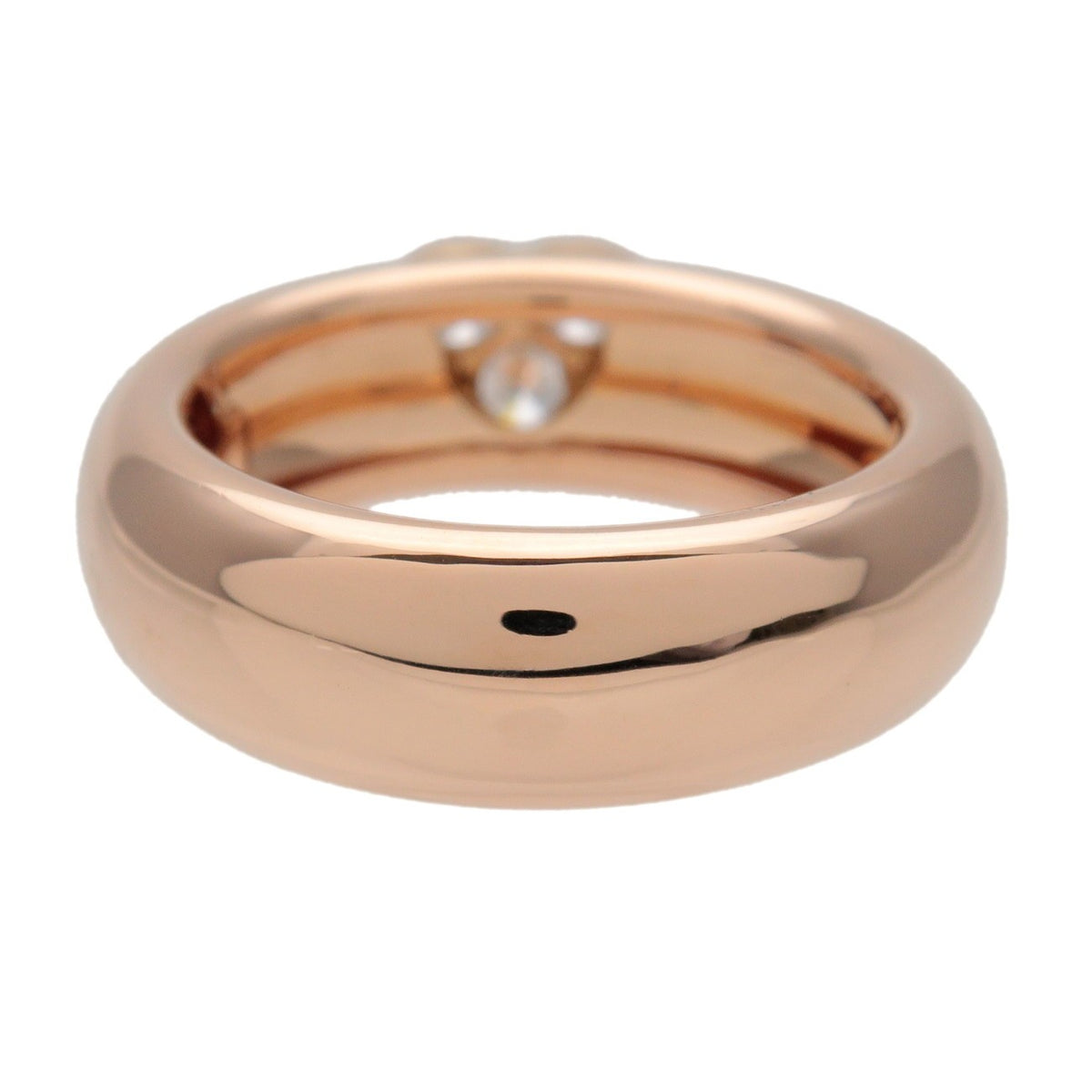 Tiffany & Co. Heart Band 18K Yellow Gold With Diamonds Gold Yellow_Gold Ring Jewelry (Pre-Owned)