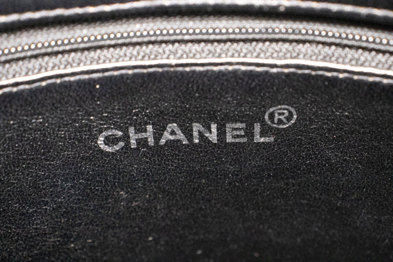 Chanel Medallion Tote Quilted Caviar Black Leather Tote Bag Bag (Pre-Owned)