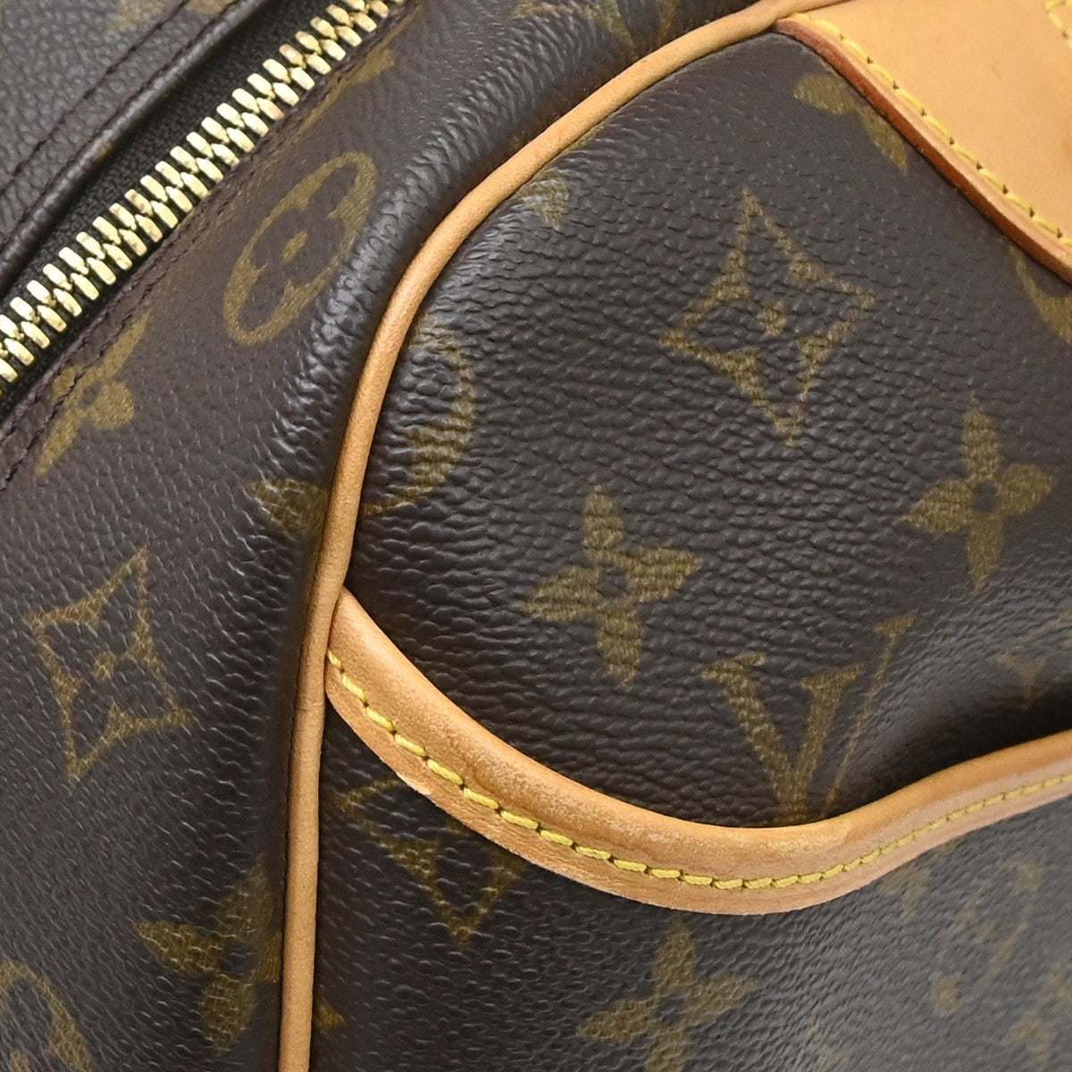 Louis Vuitton Deauville Monogram Canvas Brown Canvas Handbag (Pre-Owned)