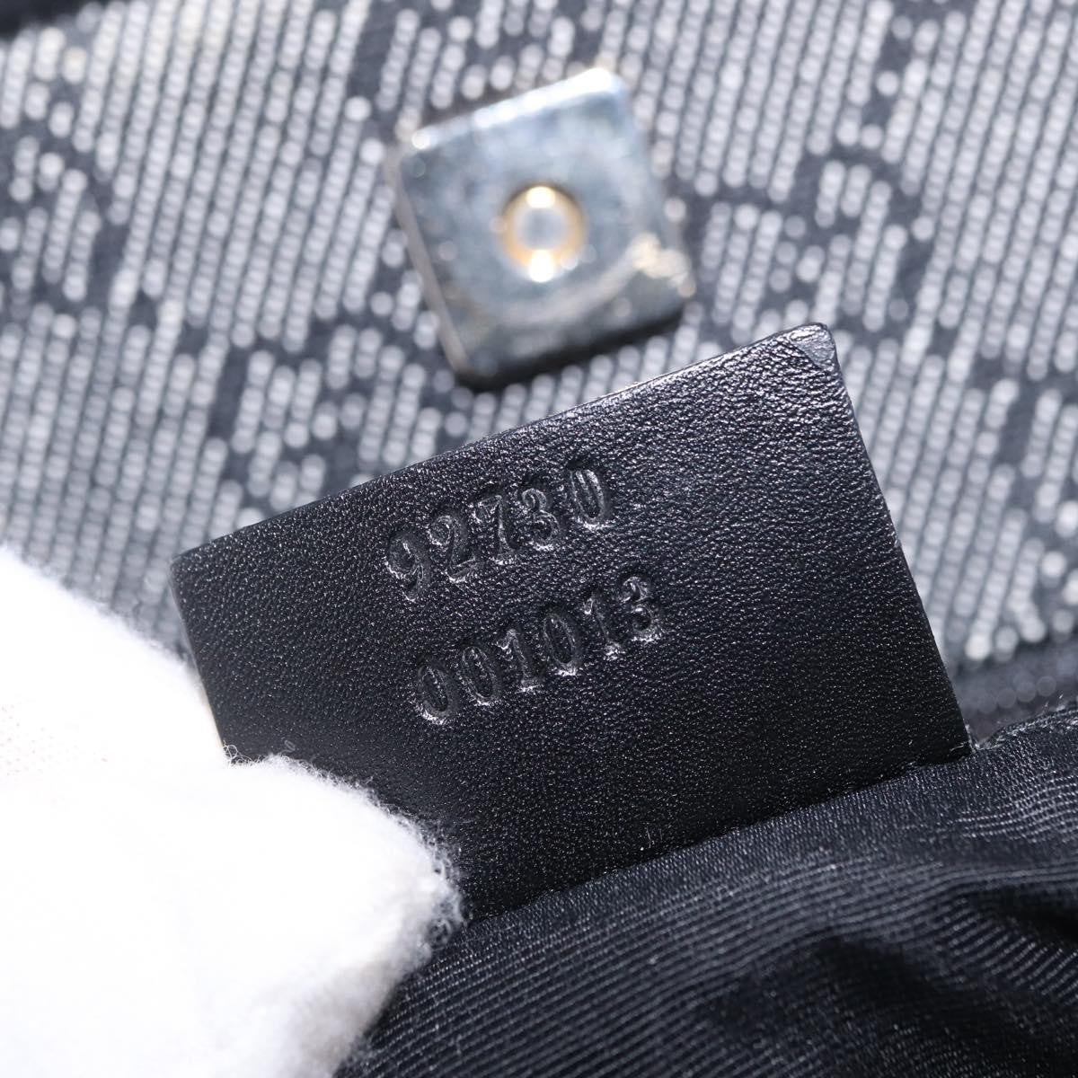 Gucci Gg Canvas Canvas Black Canvas Tote Bag Bag (Pre-Owned)