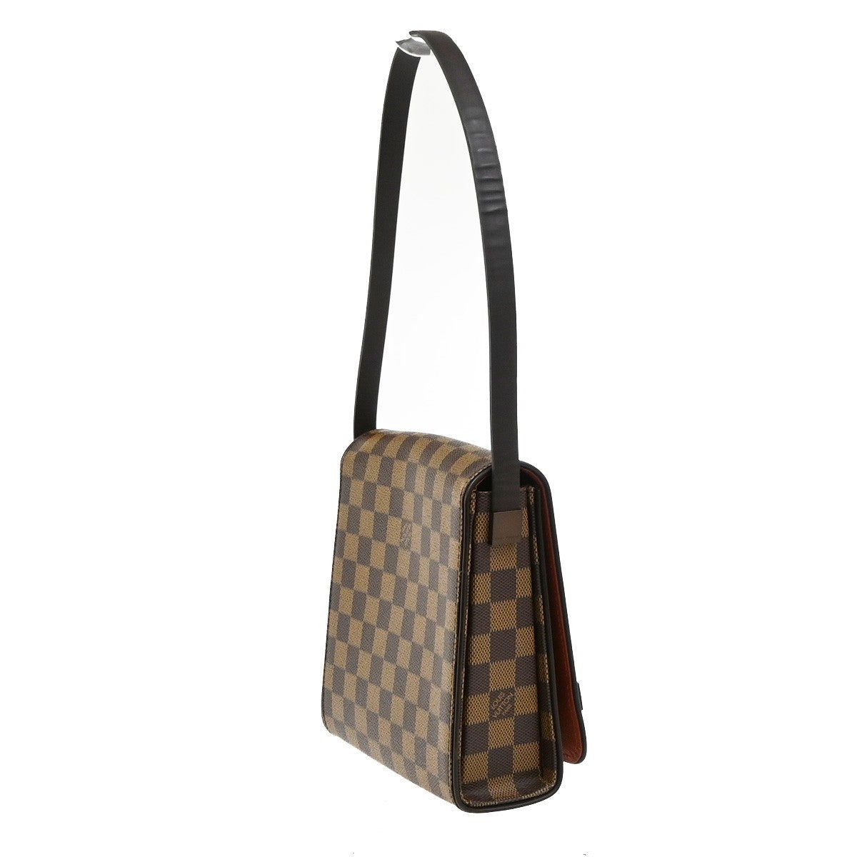 Louis Vuitton Tribeca Carre Damier Ebene Brown Canvas Shoulder Bag Bag (Pre-Owned)