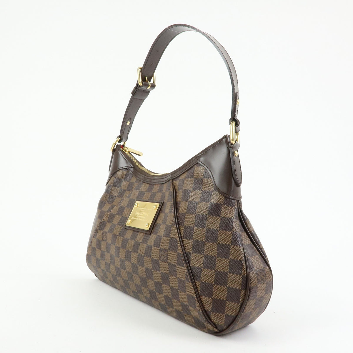 Louis Vuitton Thames Damier Brown Canvas Handbag (Pre-Owned)