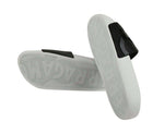 Salvatore Ferragamo Men's Dante Black / White Rubber Slide Sandal 0682459