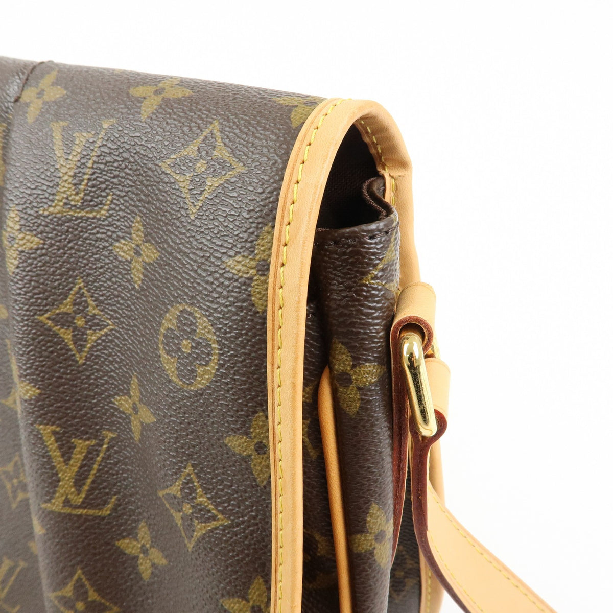 Louis Vuitton Menilmontant Monogram Canvas Brown Canvas Handbag (Pre-Owned)