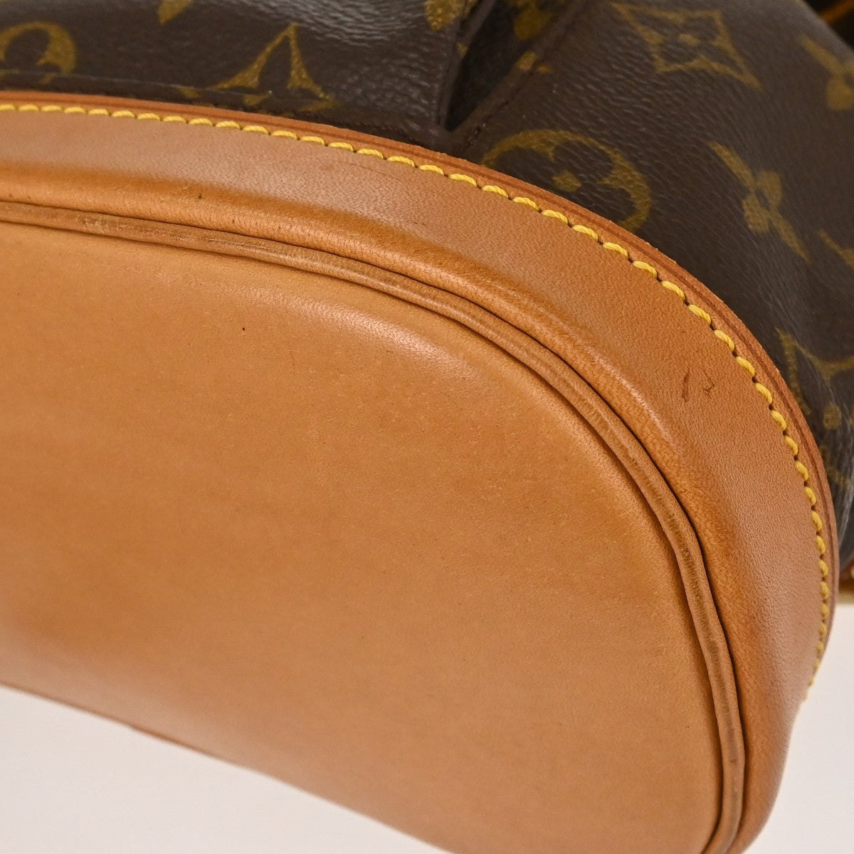 Louis Vuitton Vintage Montsouris Monogram Canvas Brown Canvas Backpack Bag (Pre-Owned)