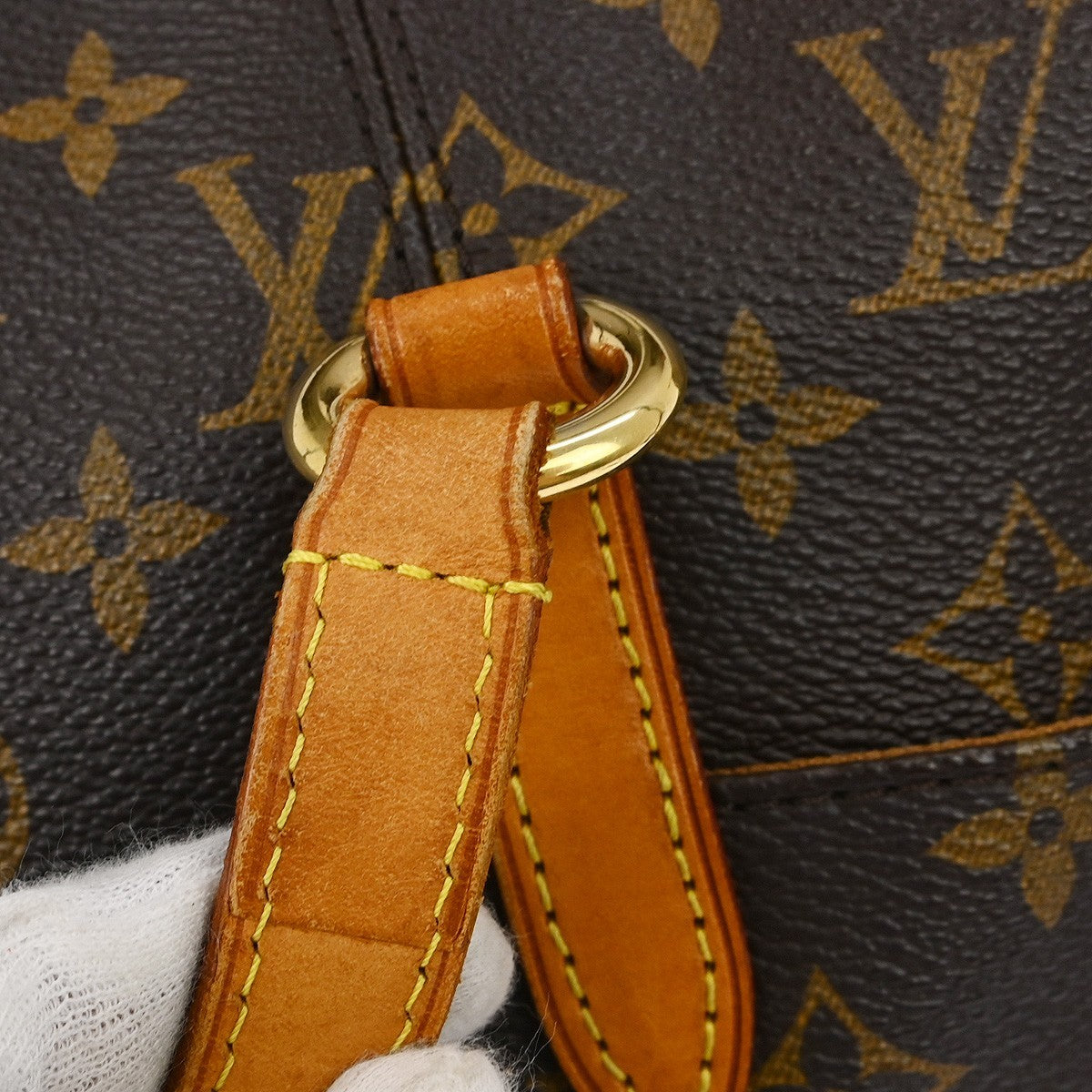 Louis Vuitton Totally Monogram Brown Canvas Tote Bag Bag (Pre-Owned)
