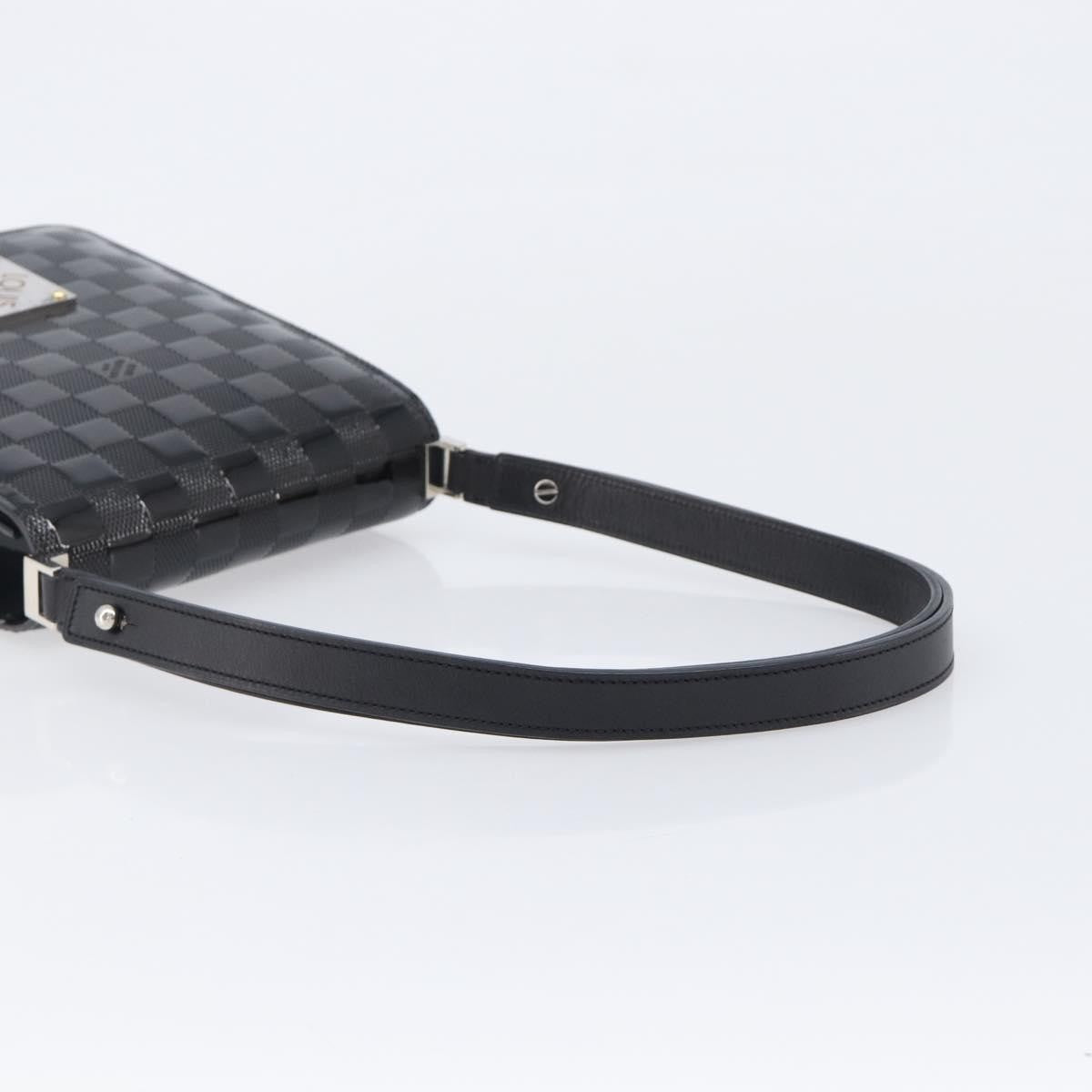 Louis Vuitton Cabaret Club Damier Vernis Black Patent_Leather Handbag (Pre-Owned)