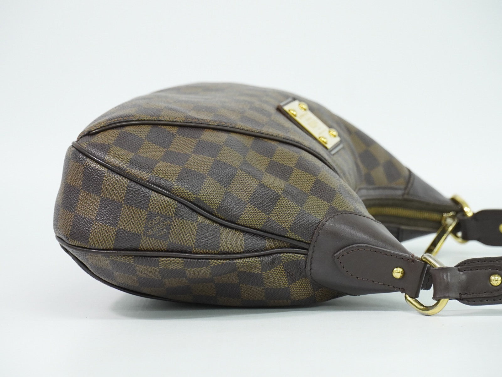 Louis Vuitton Thames Damier Ebene Brown Canvas Shoulder Bag Bag (Pre-Owned)