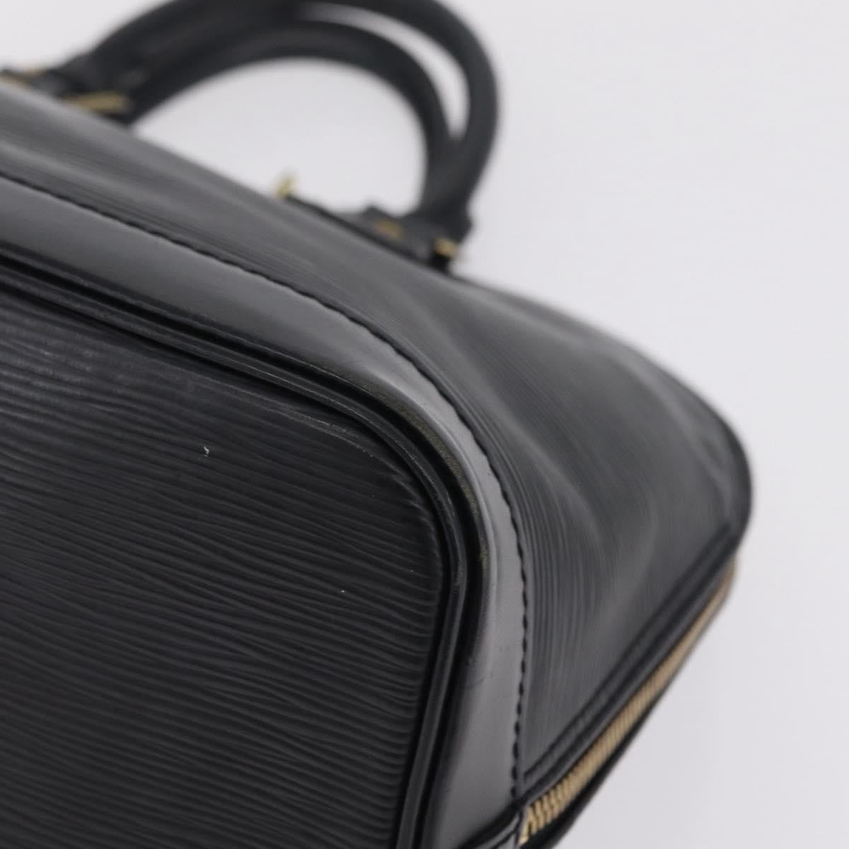 Louis Vuitton Alma Epi Leather Black Leather Handbag (Pre-Owned)
