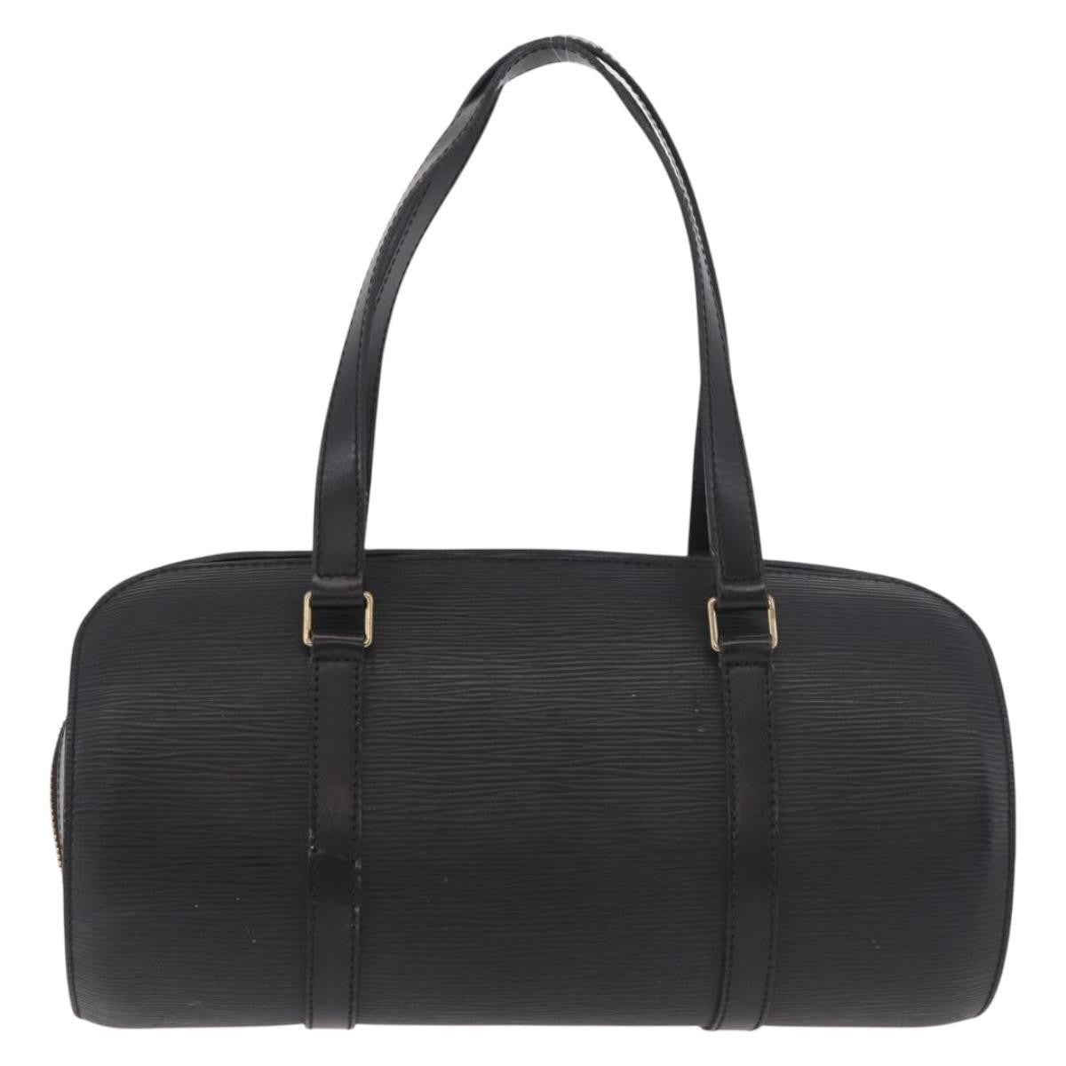 Louis Vuitton Soufflot Epi Leather Black Leather Handbag (Pre-Owned)