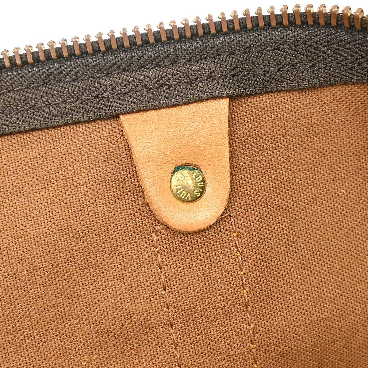Louis Vuitton Keepall Monogram Canvas Brown Canvas Travel Bag Bag (Pre-Owned)