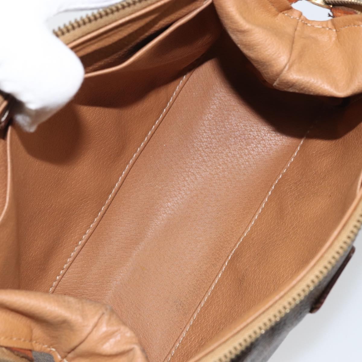 Celine Macadam Pochette Canvas And Leather Brown Canvas Clutche & Pouche Bag (Pre-Owned)