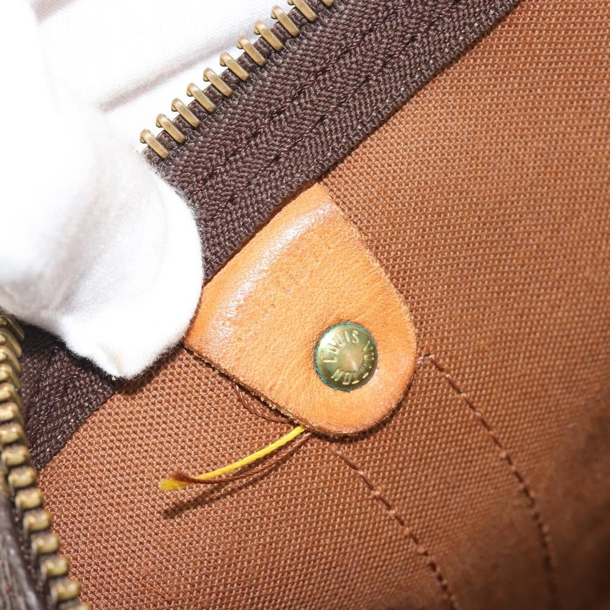 Louis Vuitton Keepall Bandoulière Monogram Brown Canvas Travel Bag Bag (Pre-Owned)