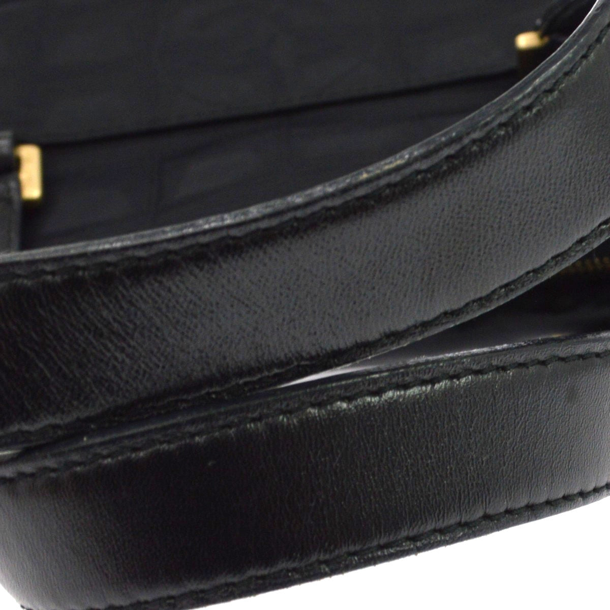 Chanel Travel Line Boston Nylon Black Nylon Travel Bag Bag (Pre-Owned)