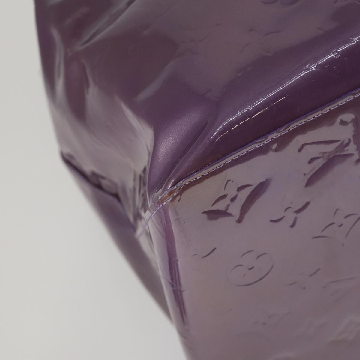 Louis Vuitton Reade Monogram Vernis Purple Patent_Leather Handbag (Pre-Owned)