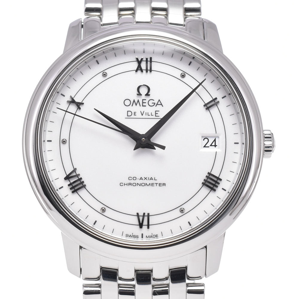 Omega De Ville Prestige Co-Axial Chronometer Automatic Stainless Steel Watch (Pre-Owned)