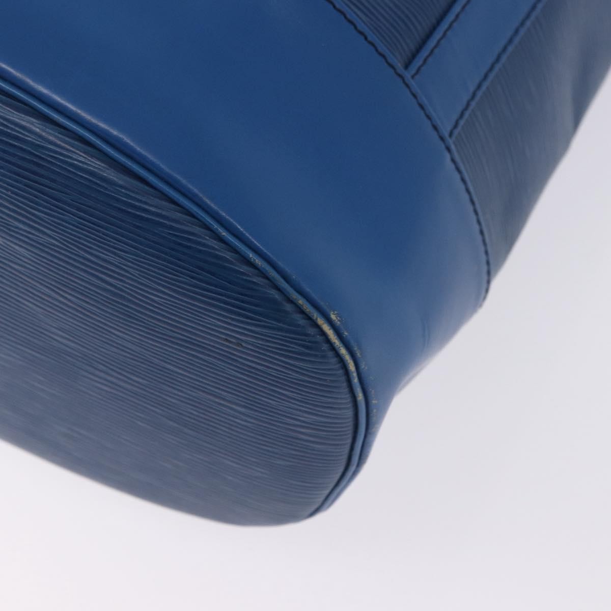 Louis Vuitton Randonnée Epi Blue Leather Backpack Bag (Pre-Owned)