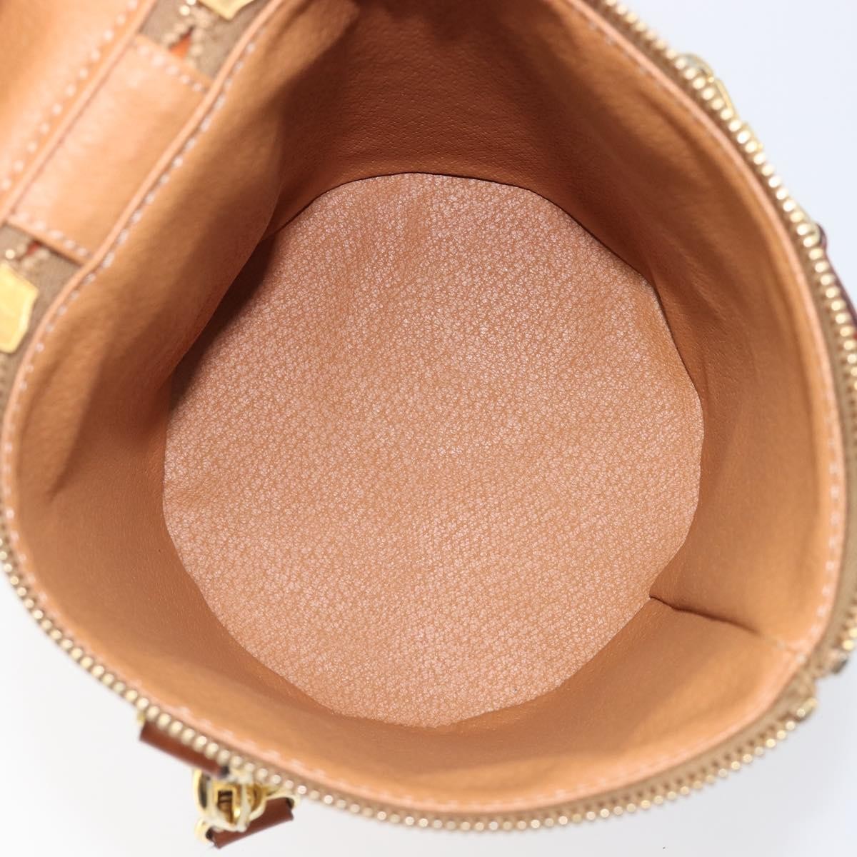 Celine Vintage Macadam Canvas Beige Pvc Shoulder Bag Bag (Pre-Owned)