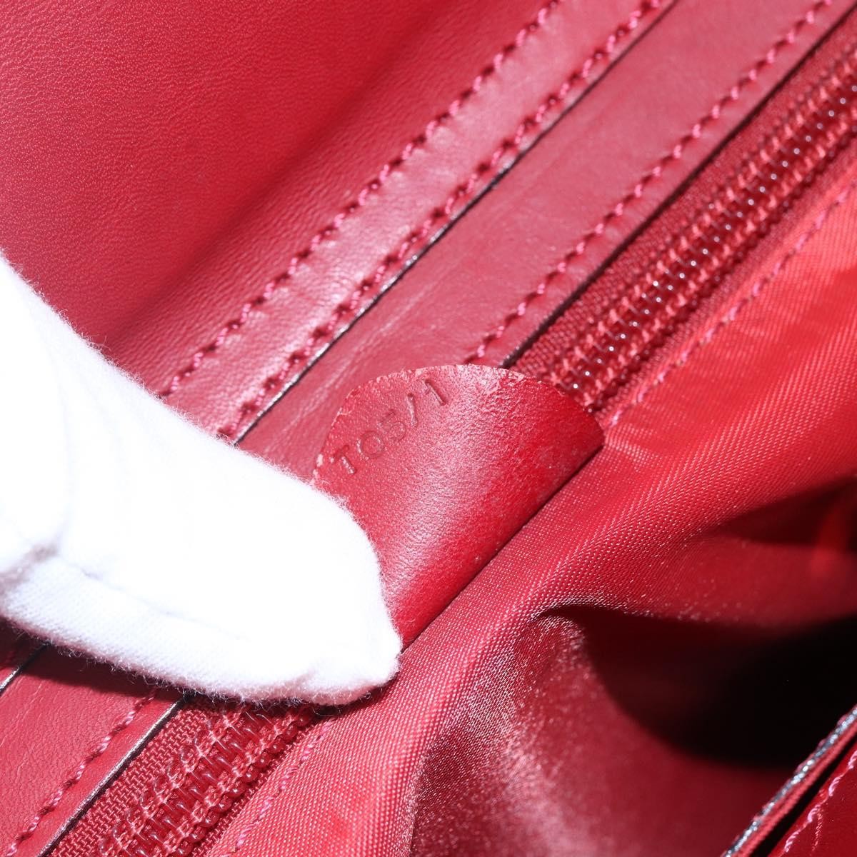 Celine Tote Nylon Red Nylon Tote Bag Bag (Pre-Owned)