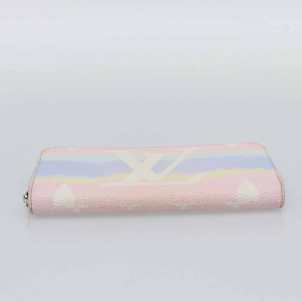 Louis Vuitton Zippy By The Pool Monogram Giant Pink Canvas Wallets Accessory (Pre-Owned)