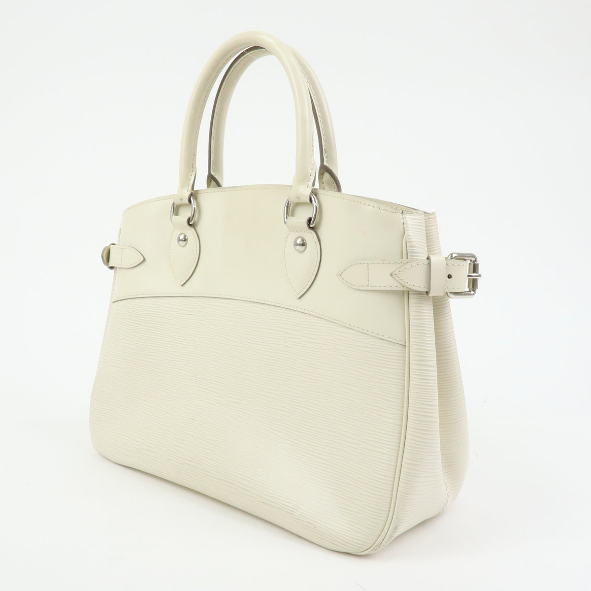 Louis Vuitton Passy Epi Leather White Leather Tote Bag Bag (Pre-Owned)