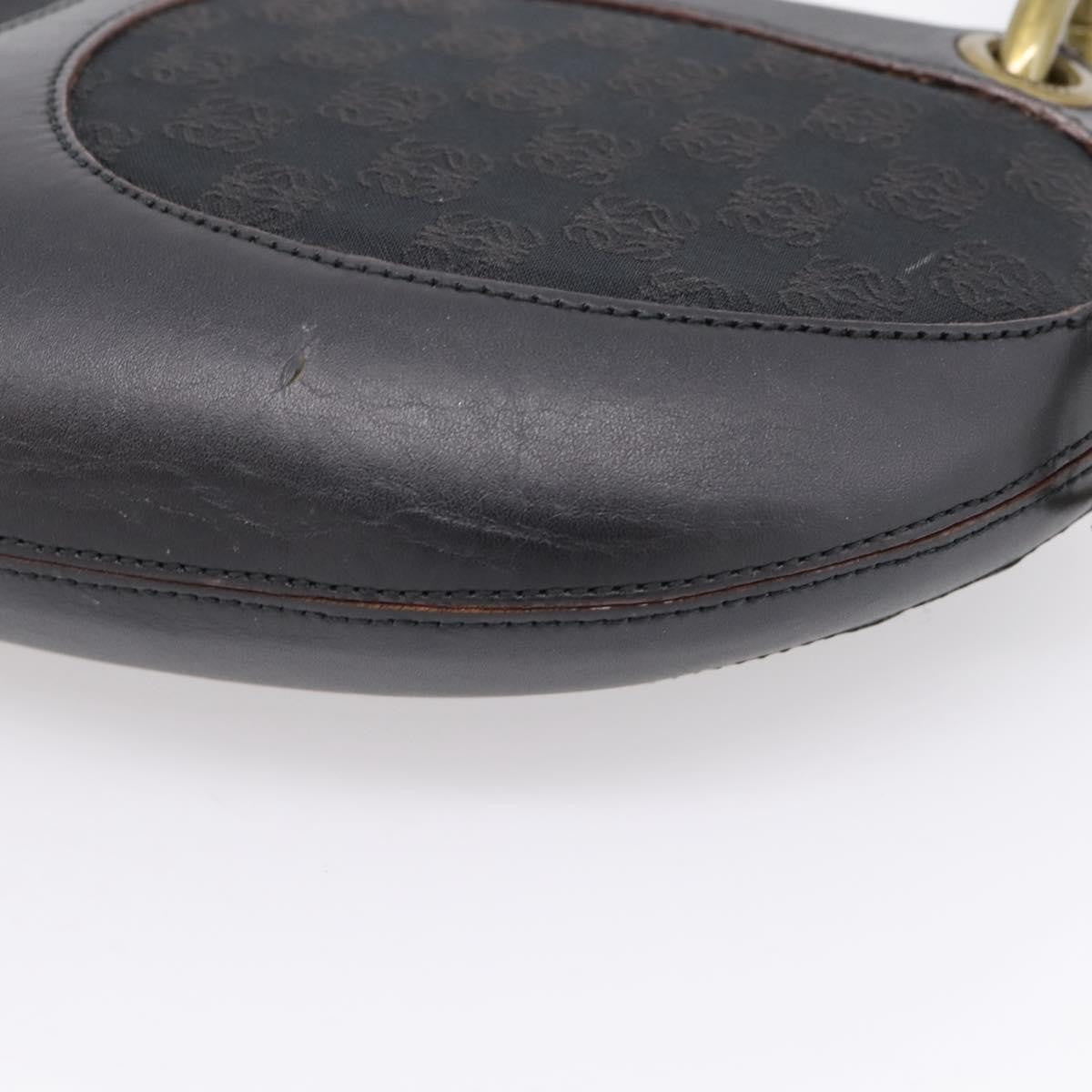 Loewe Vintage Leather Black Leather Shoulder Bag Bag (Pre-Owned)