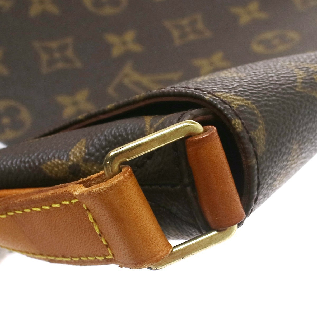 Louis Vuitton Musette Monogram Canvas Brown Canvas Shoulder Bag Bag (Pre-Owned)