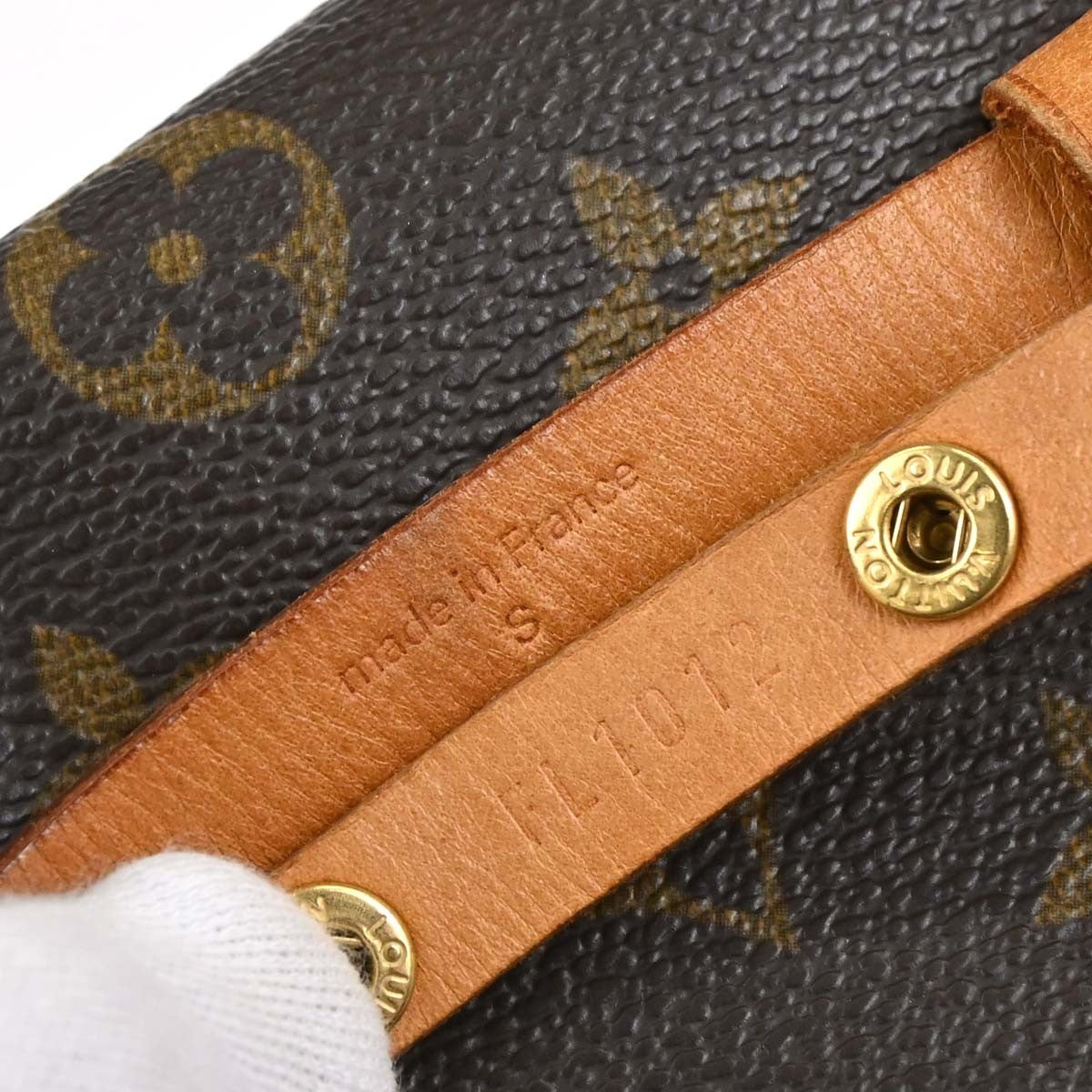 Louis Vuitton Florentine Waist Monogram Canvas Brown Canvas Handbag (Pre-Owned)