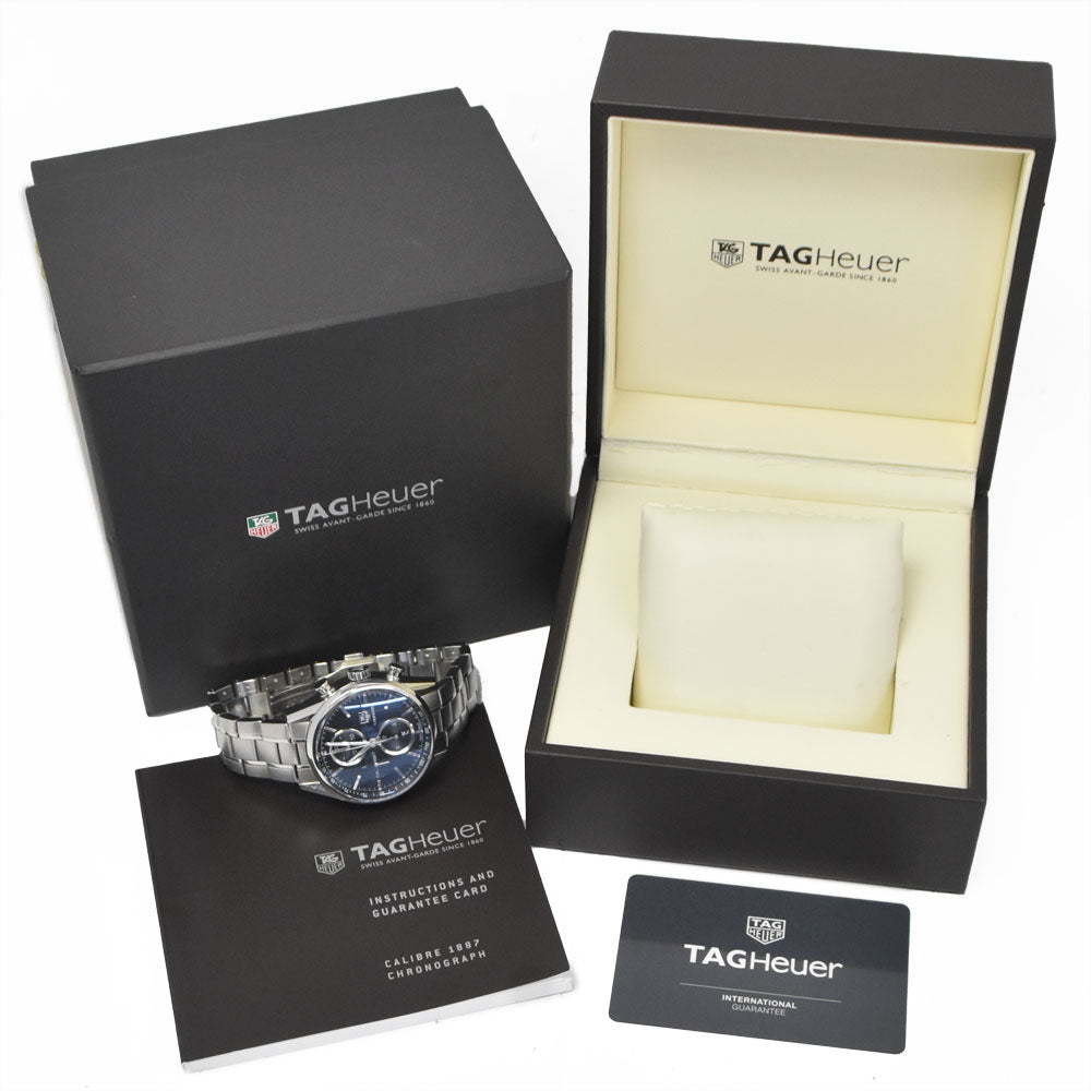 Tag Heuer Carrera Calibre 1887 Chronograph Automatic Stainless Steel And Ceramic Watch (Pre-Owned)