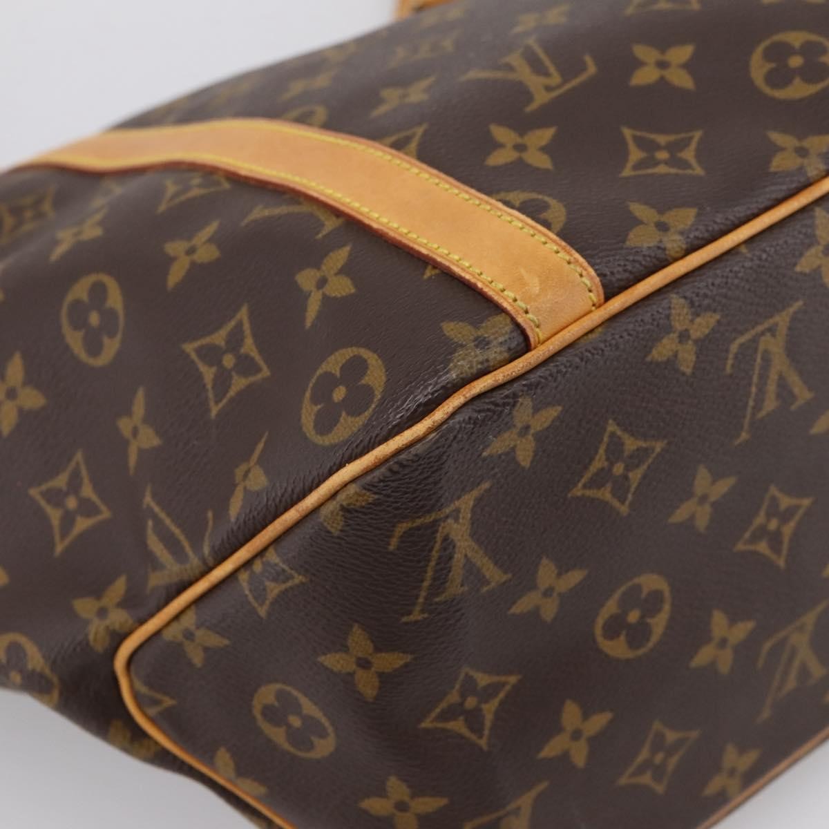 Louis Vuitton Shopping Sac Monogram Canvas Brown Canvas Handbag (Pre-Owned)