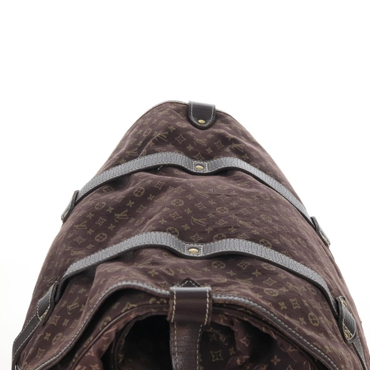 Louis Vuitton Saumur Mini Lin Brown Canvas Shoulder Bag Bag (Pre-Owned)