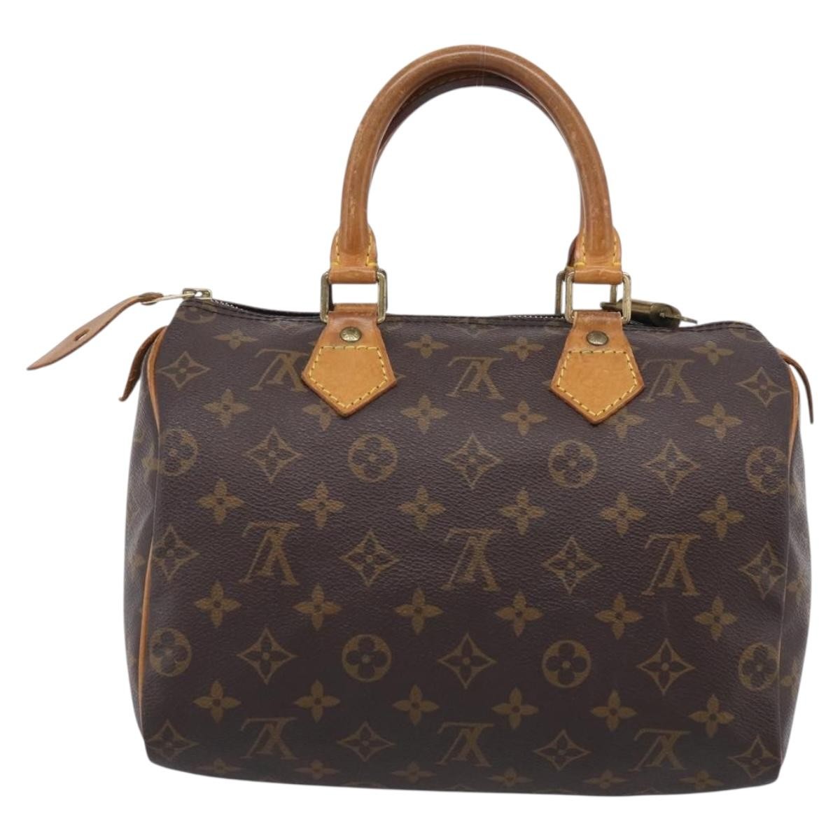 Louis Vuitton Speedy Monogram Canvas Brown Canvas Handbag (Pre-Owned)