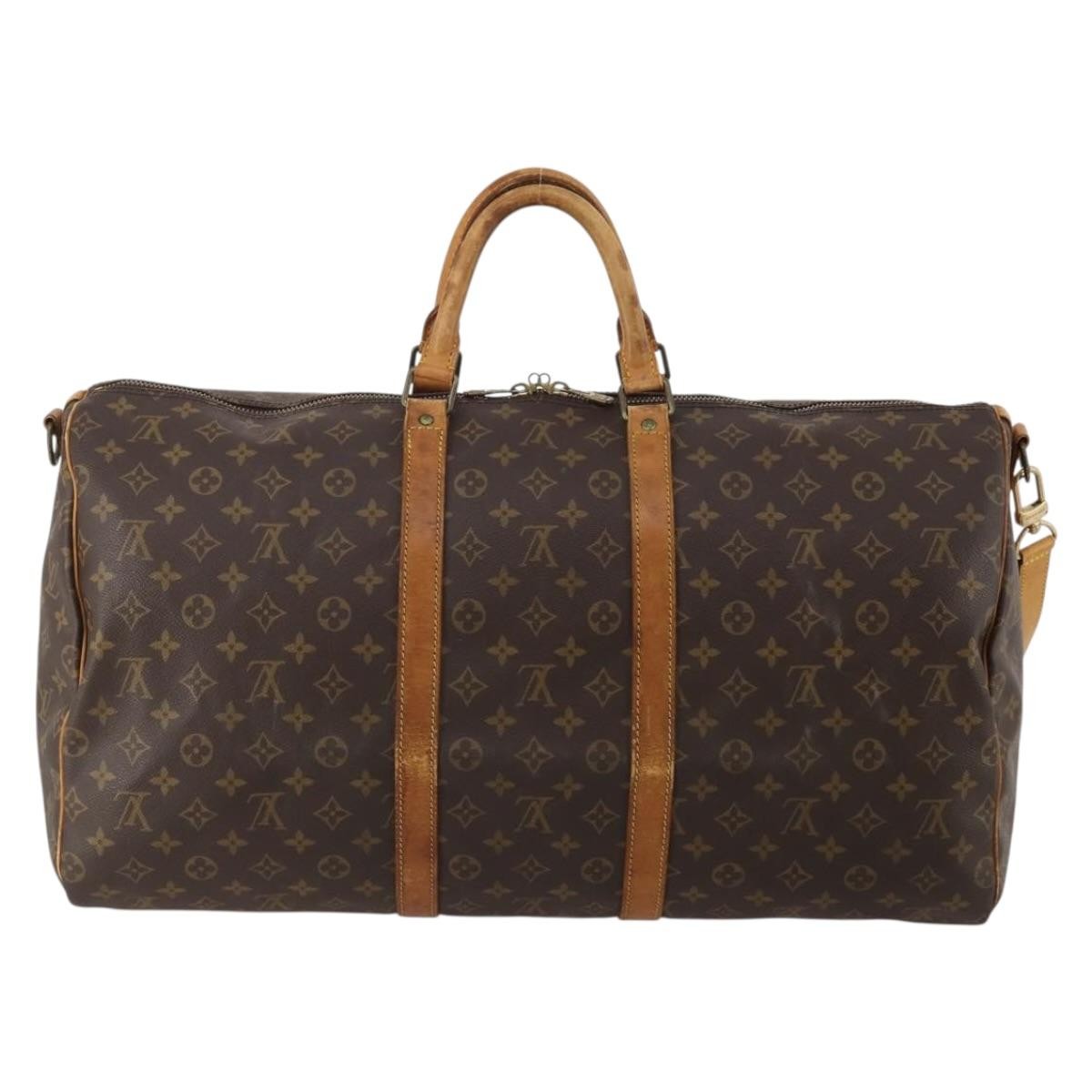 Louis Vuitton Keepall Bandouliere Monogram Canvas Multicolour Canvas Travel Bag Bag (Pre-Owned)