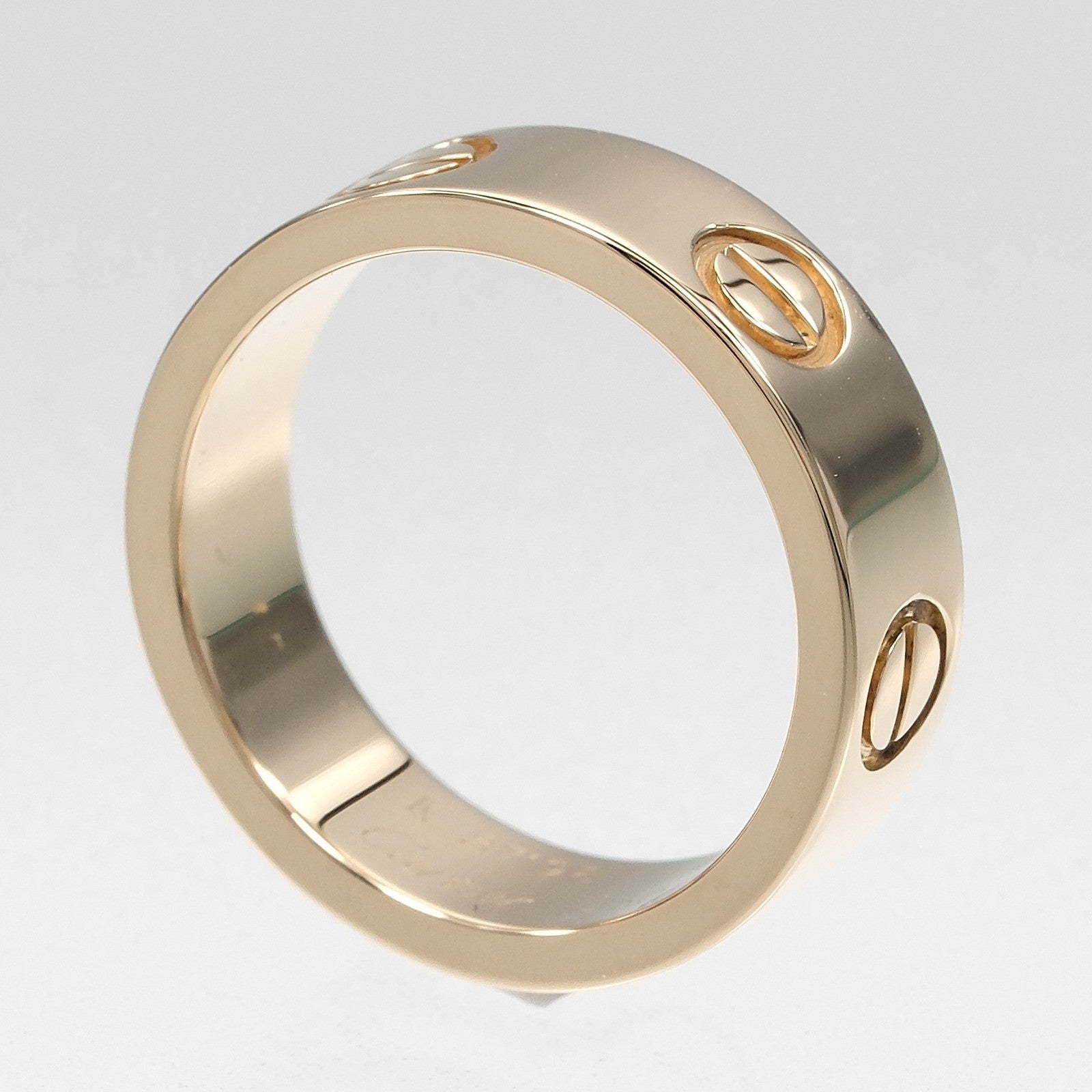 Cartier Love Wedding Band 18K Yellow Gold Gold Yellow_Gold Ring Jewelry (Pre-Owned)