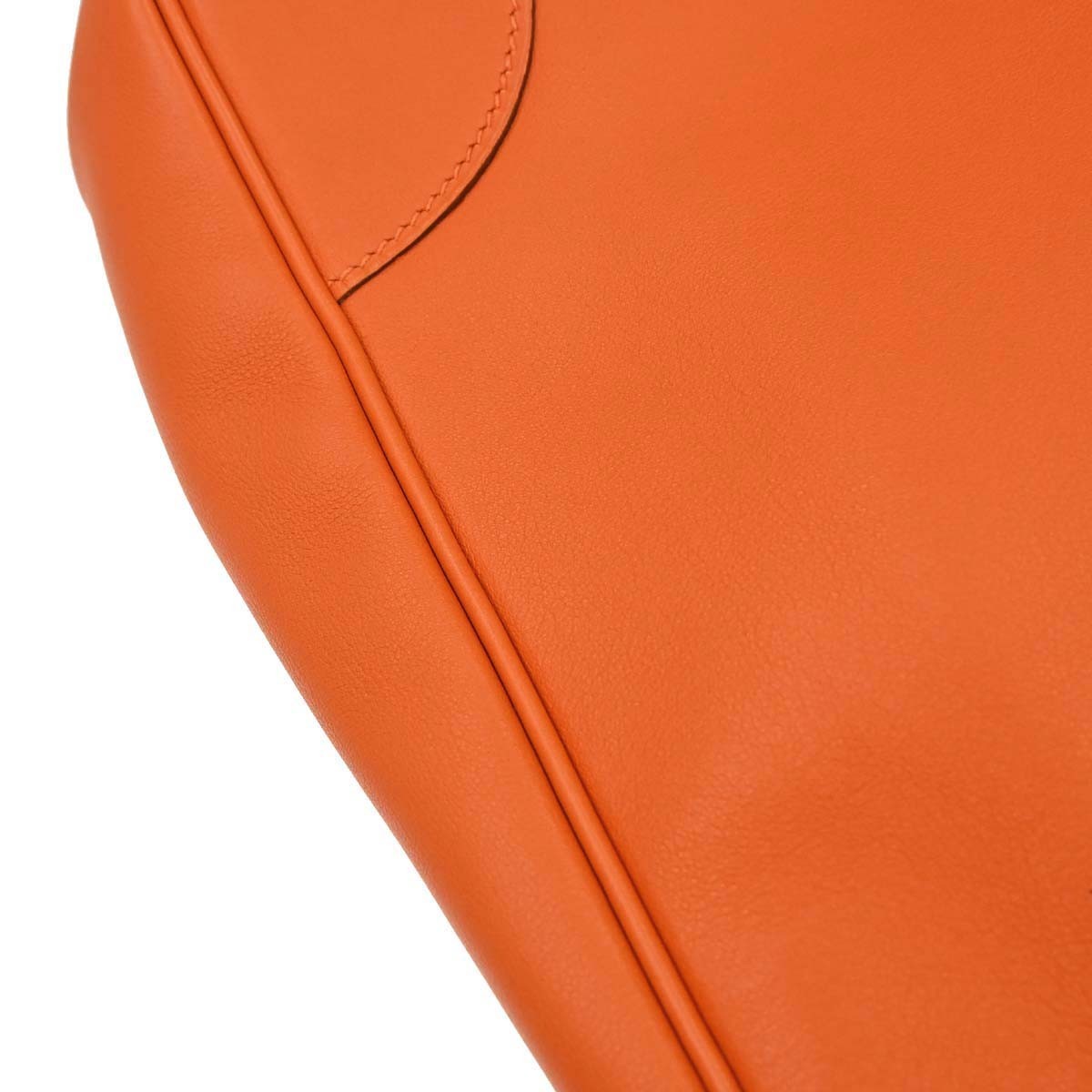 Hermes Trim Epsom Orange Leather Shoulder Bag Bag (Pre-Owned)