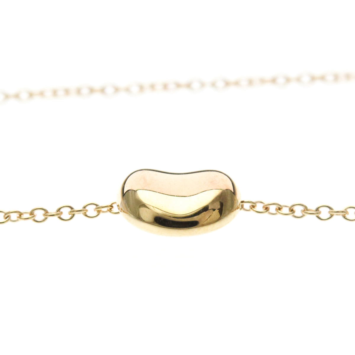 Tiffany & Co. Elsa Peretti Bean Pendant 18K Rose Gold Gold Pink_Gold Necklace Jewelry (Pre-Owned)