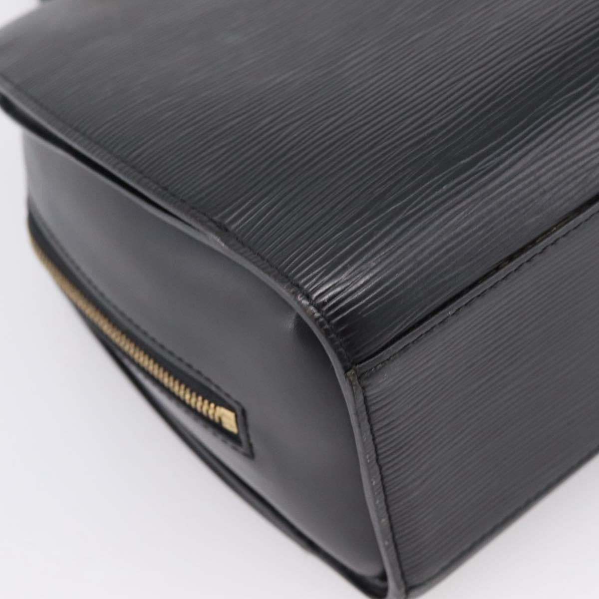 Louis Vuitton Pont Neuf Handbag Epi Leather Black Leather Handbag (Pre-Owned)
