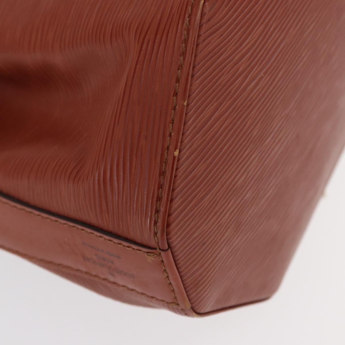 Louis Vuitton Vintage Sac D'epaule Epi Leather Brown Leather Shoulder Bag Bag (Pre-Owned)