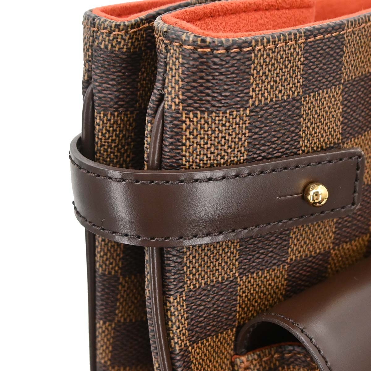 Louis Vuitton Uzes Damier Ebene Brown Canvas Tote Bag Bag (Pre-Owned)