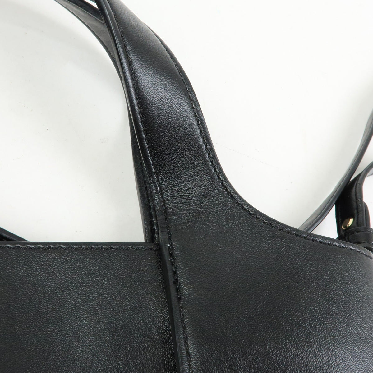 Stella Mccartney Alter Faux Leather Black Synthetic Tote Bag Bag (Pre-Owned)