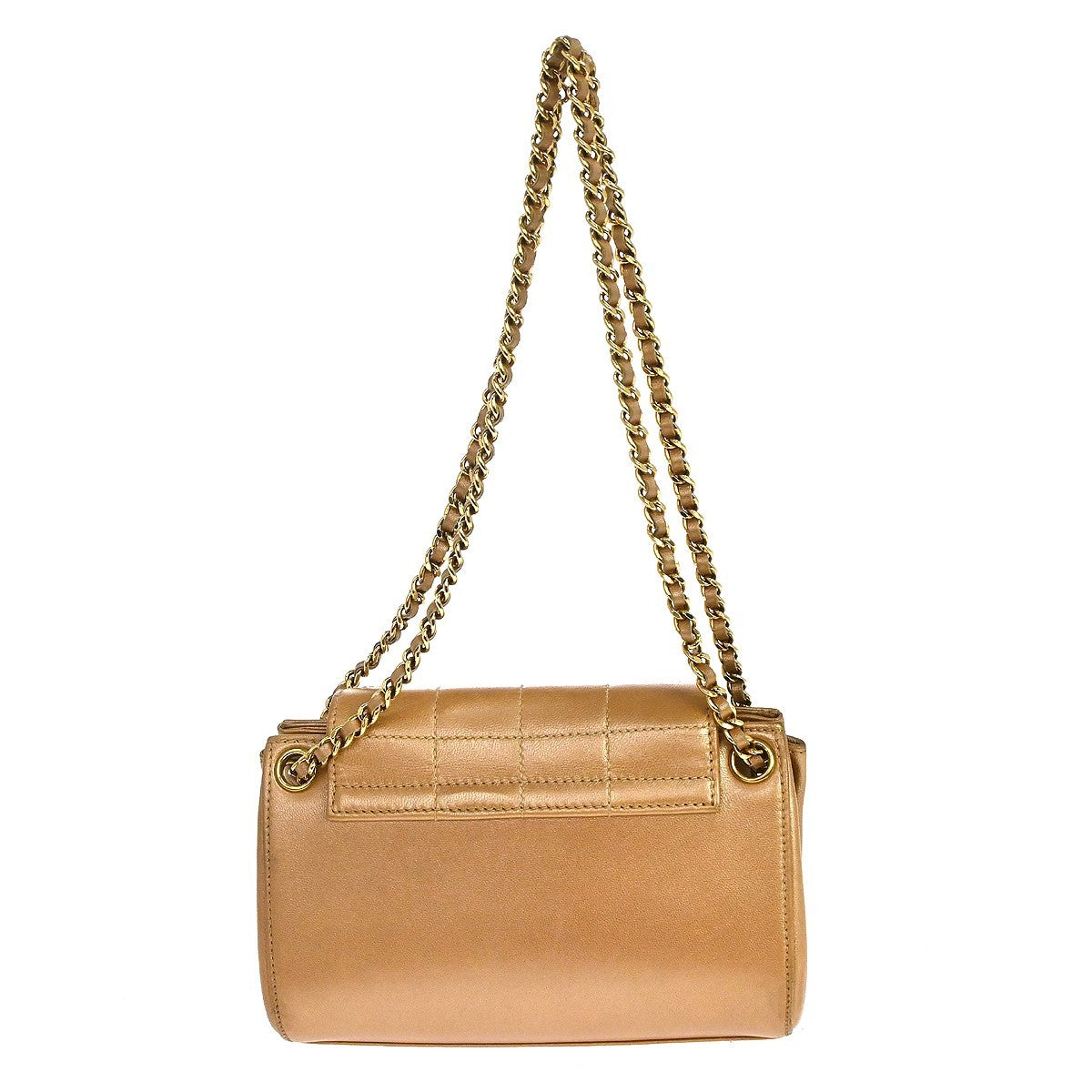 Chanel Mademoiselle Lambskin Brown Leather Shoulder Bag Bag (Pre-Owned)