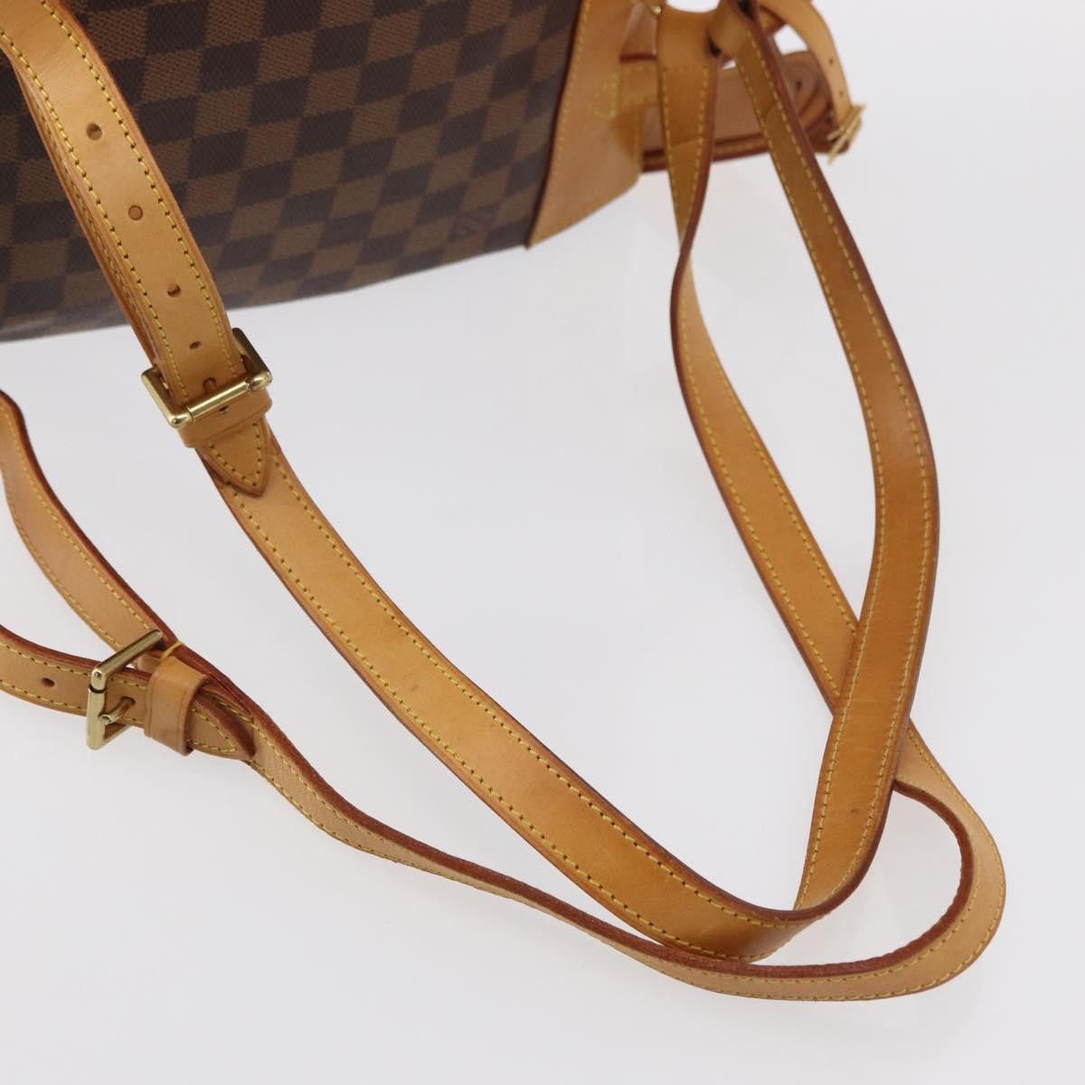 Louis Vuitton Arlequin Damier Brown Canvas Backpack Bag (Pre-Owned)