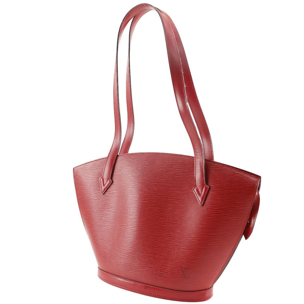 Louis Vuitton Saint Jacques Epi Leather Red Leather Shoulder Bag Bag (Pre-Owned)