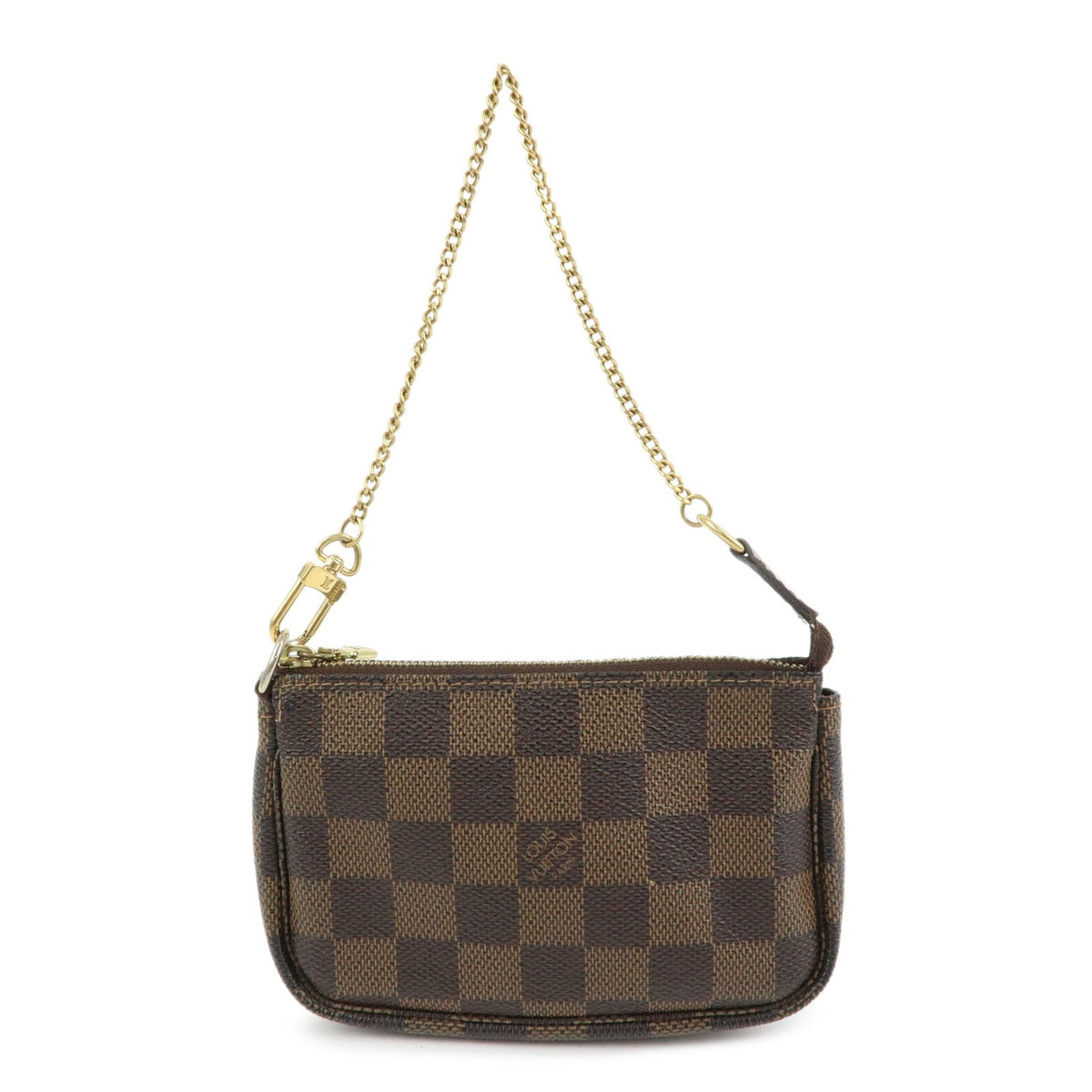 Louis Vuitton Pochette Accessoires Damier Brown Canvas Clutche & Pouche Bag (Pre-Owned)