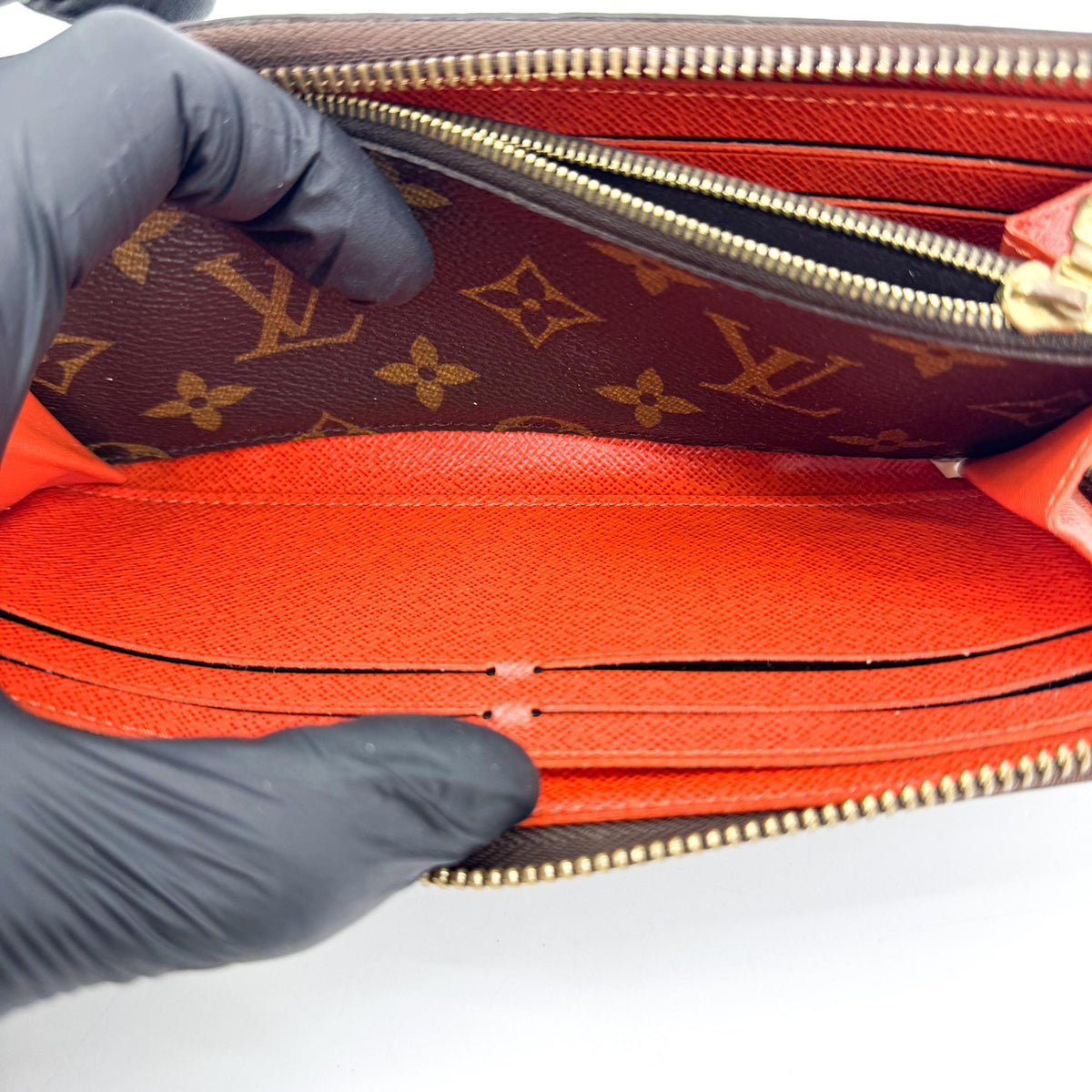 Louis Vuitton Clemence Monogram Canvas Brown Canvas Wallets Accessory (Pre-Owned)