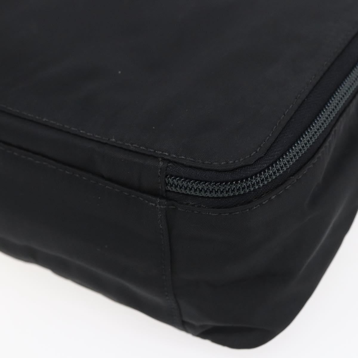 Prada Vintage Tessuto Black Nylon Handbag (Pre-Owned)