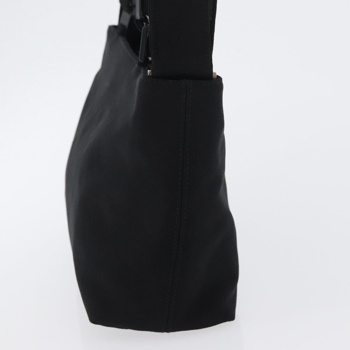 Salvatore Ferragamo Vintage Canvas Black Canvas Handbag (Pre-Owned)