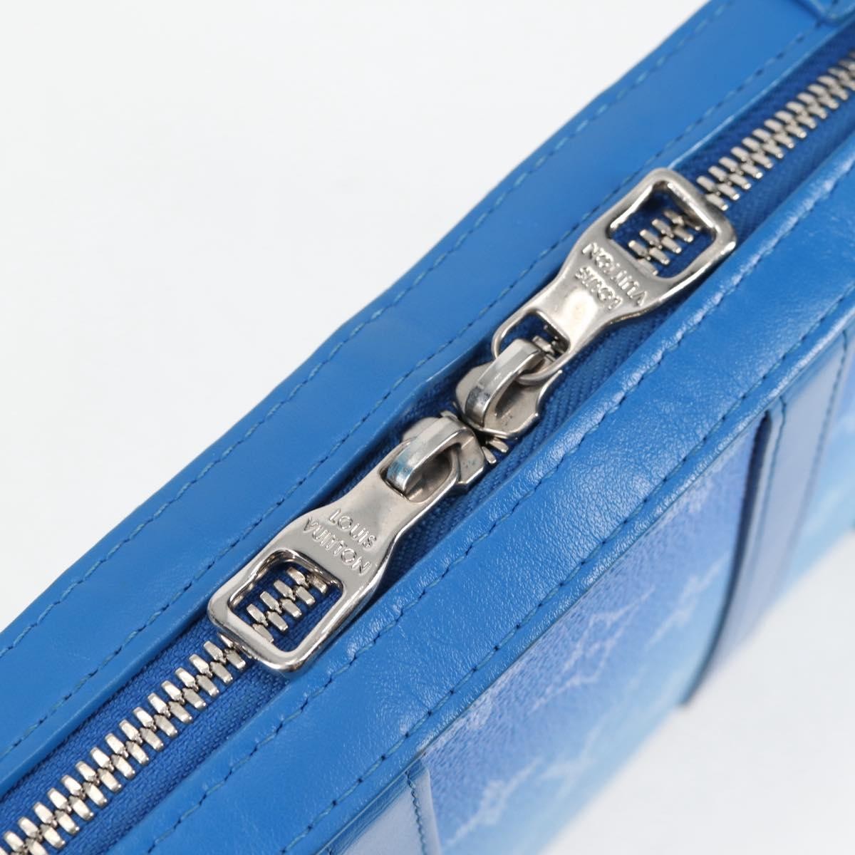 Louis Vuitton Soft Trunk Limited Edition Monogram Clouds Blue Canvas Clutche & Pouche Bag (Pre-Owned)