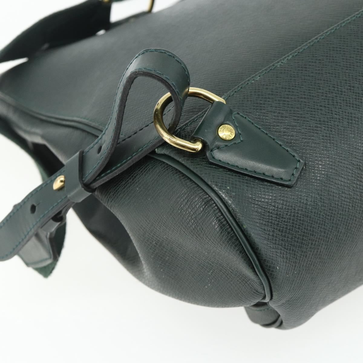 Louis Vuitton Cassiar Taiga Leather Green Leather Backpack Bag (Pre-Owned)