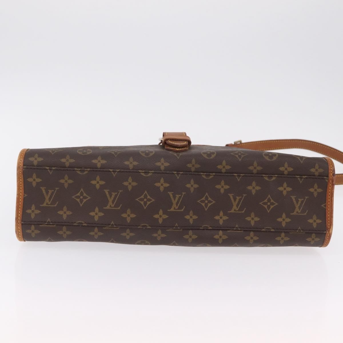 Louis Vuitton Beverly Monogram Canvas Brown Canvas Briefcase Bag (Pre-Owned)